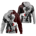 Hoodie zippé Black Clover Asta Mode Sombre