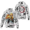 Hoodie zippé Demon Slayer Zenitsu