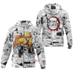 Hoodie zippé Demon Slayer Zenitsu