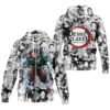 Hoodie zippé Demon Slayer Tanjiro Kamado