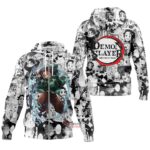 Hoodie zippé Demon Slayer Tanjiro Kamado