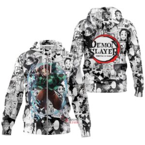 Hoodie zippé Demon Slayer Tanjiro Kamado