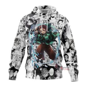 Sweat à capuche Demon Slayer Tanjiro Kamado