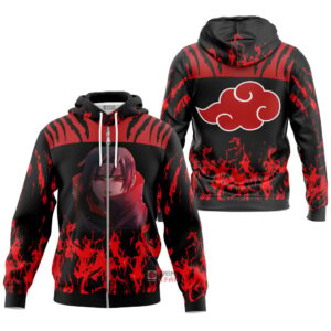 Hoodie zippé Naruto Shippuden Itachi Akatsuki