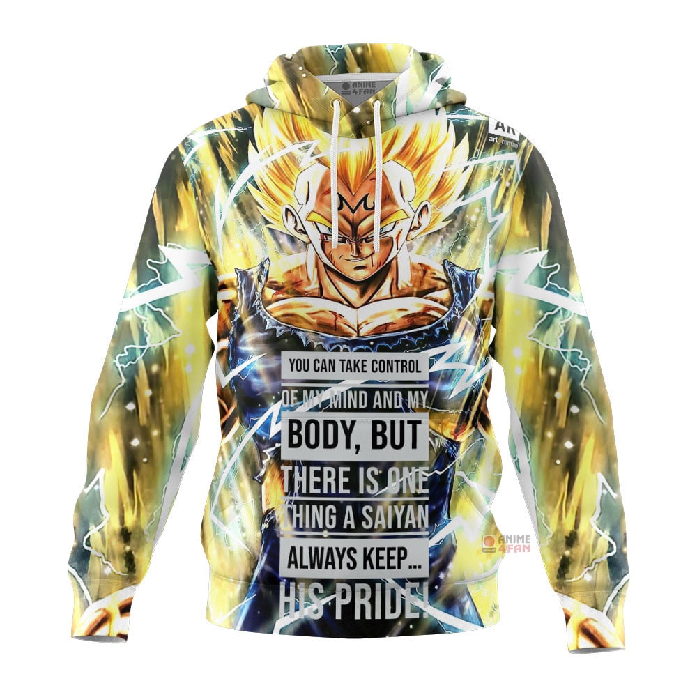 Sweat à capuche Dragon Ball Z Majin Vegeta Fierté