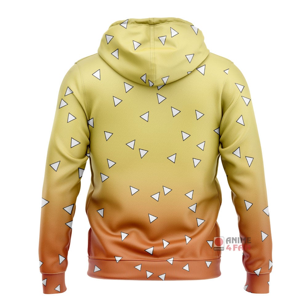Sweat à capuche Demon Slayer Zenitsu Cosplay – Image 2