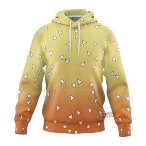 Sweat à capuche Demon Slayer Zenitsu Cosplay