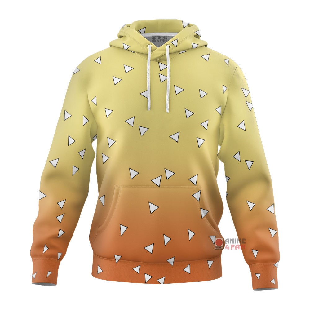 Sweat à capuche Demon Slayer Zenitsu Cosplay