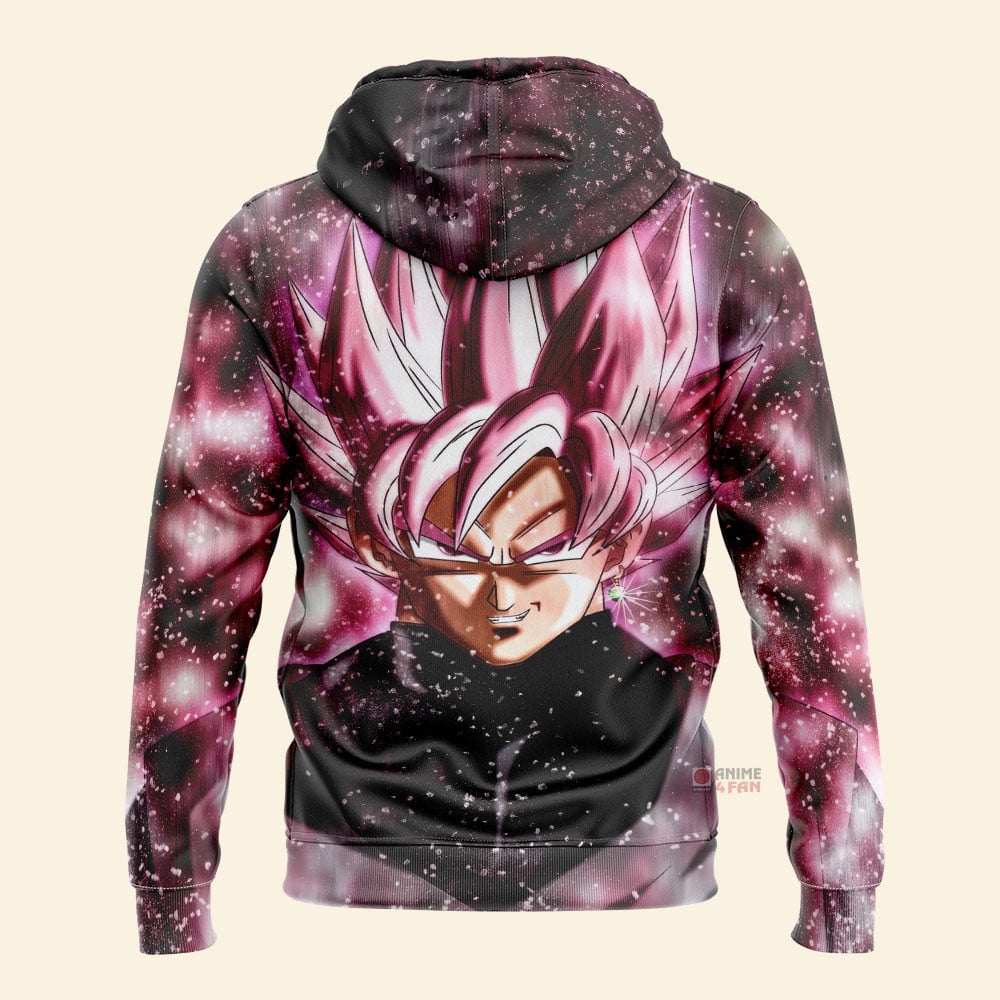 Sweat à capuche Dragon Ball Super Goku Black Rosé Super Saiyan – Image 2