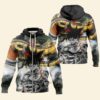 Hoodie zippé Dragon Ball Goku et Shenron