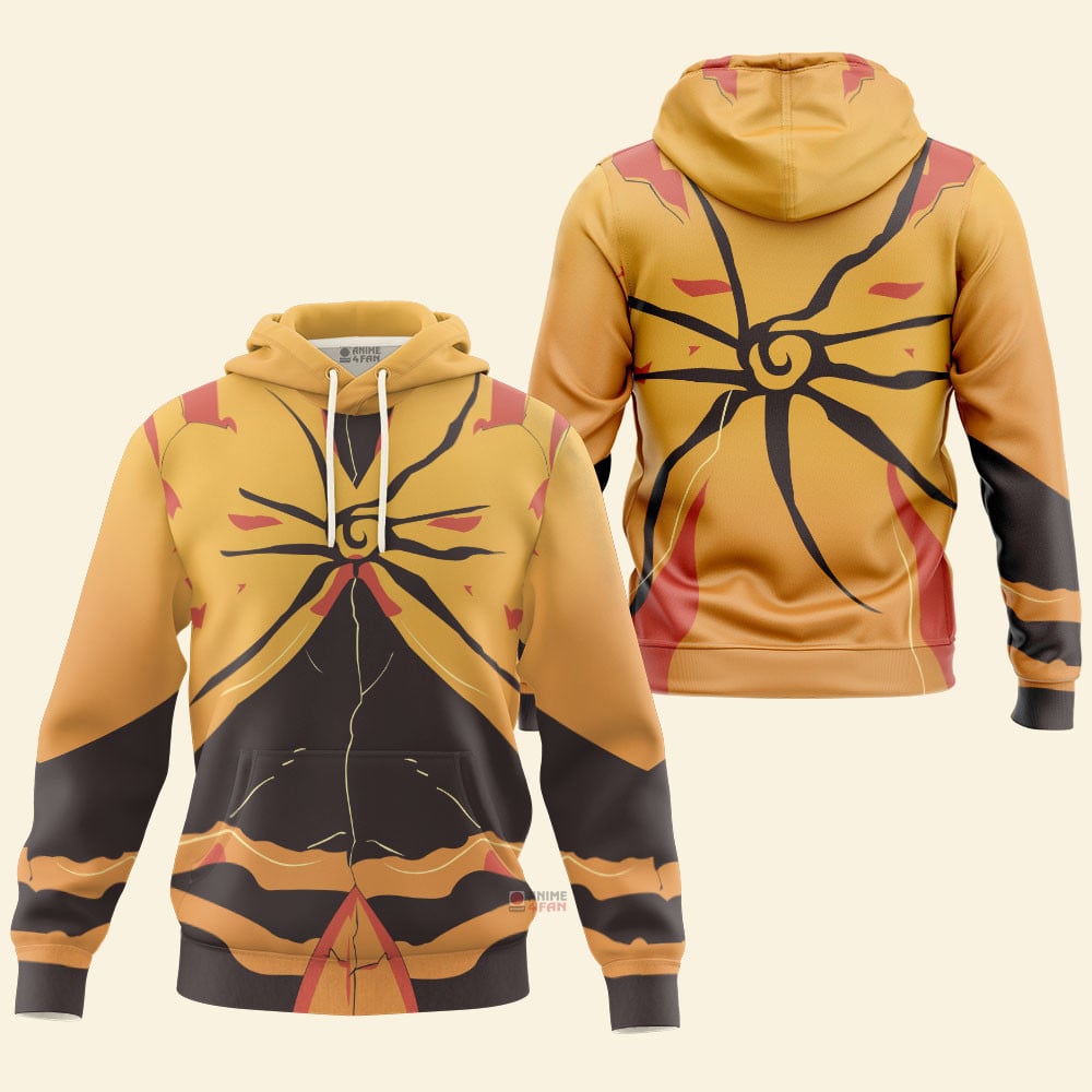 Sweat à capuche Naruto Shippuden Naruto Hokage Mode Baryon – Image 3