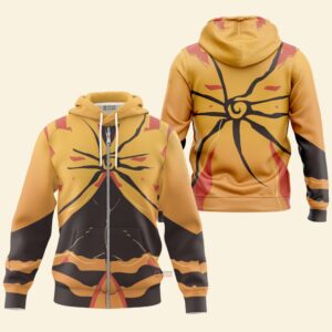 Hoodie zippé Naruto Shippuden Naruto Hokage Mode Baryon