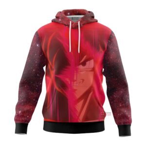 Sweat à capuche Dragon Ball Z Goku Black Rouge