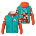 Veste coupe-vent Son Goku (Super Saiyan Blue) – Dragon Ball