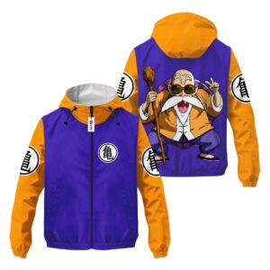 Veste coupe-vent Tortue Géniale (Maître Roshi) – Dragon Ball
