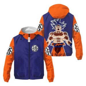 Veste coupe-vent Son Goku (Ultra Instinct) – Dragon Ball