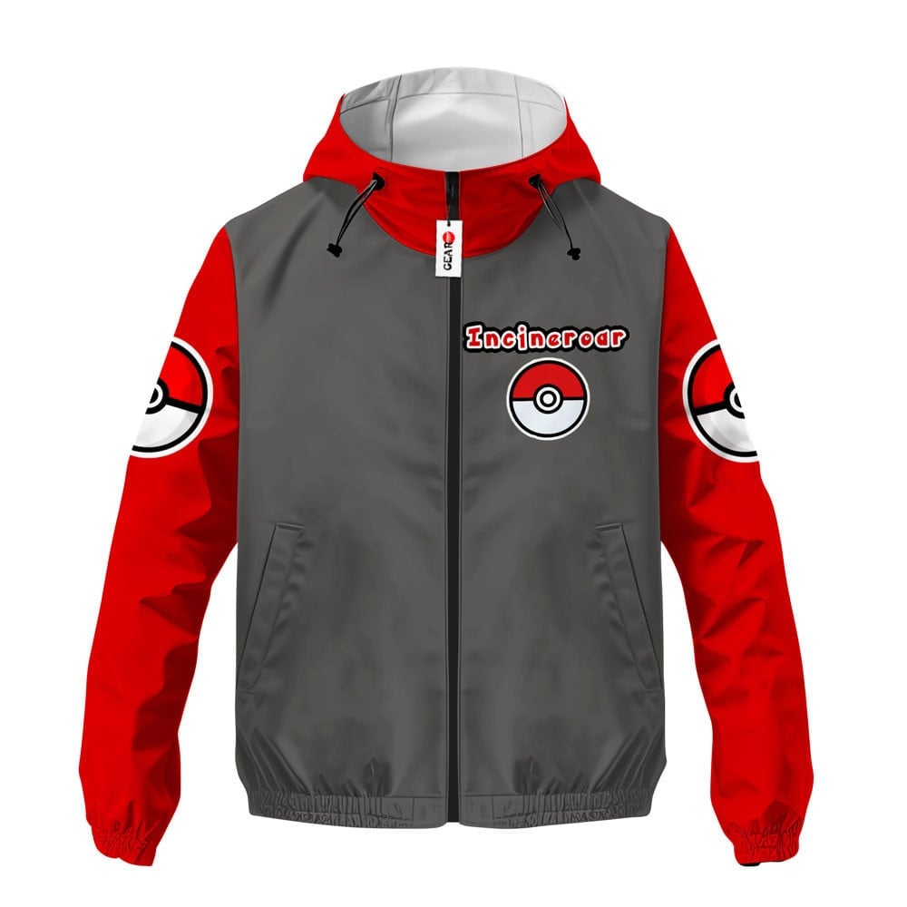 Veste coupe-vent Félinferno (Incineroar) – Pokémon – Image 2
