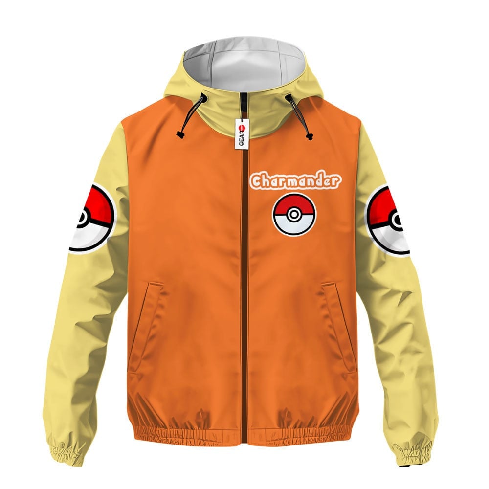 Veste coupe-vent Salamèche (Charmander) – Pokémon – Image 2