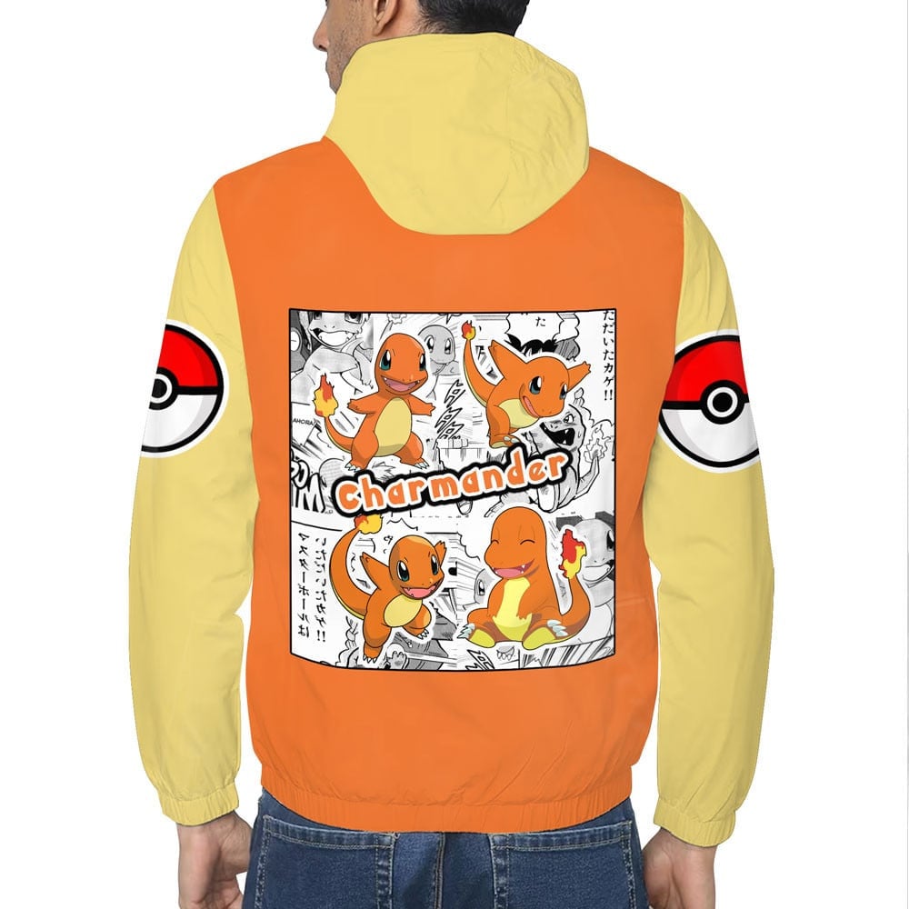 Veste coupe-vent Salamèche (Charmander) – Pokémon – Image 5