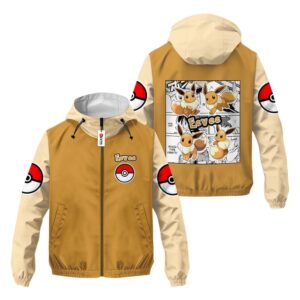 Veste coupe-vent Évoli (Eevee) – Pokémon