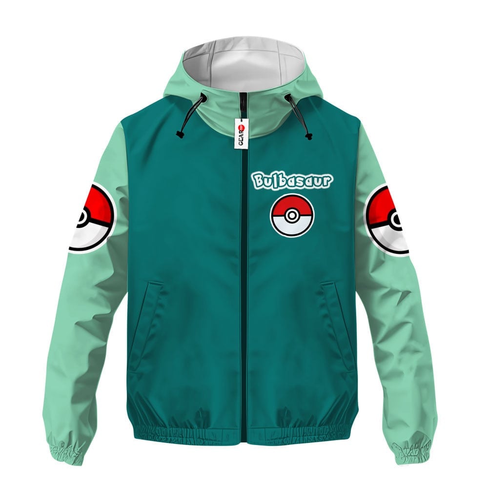 Veste coupe-vent Bulbizarre (Bulbasaur) – Pokémon – Image 2