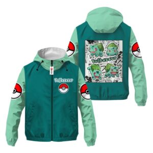 Veste coupe-vent Bulbizarre (Bulbasaur) – Pokémon