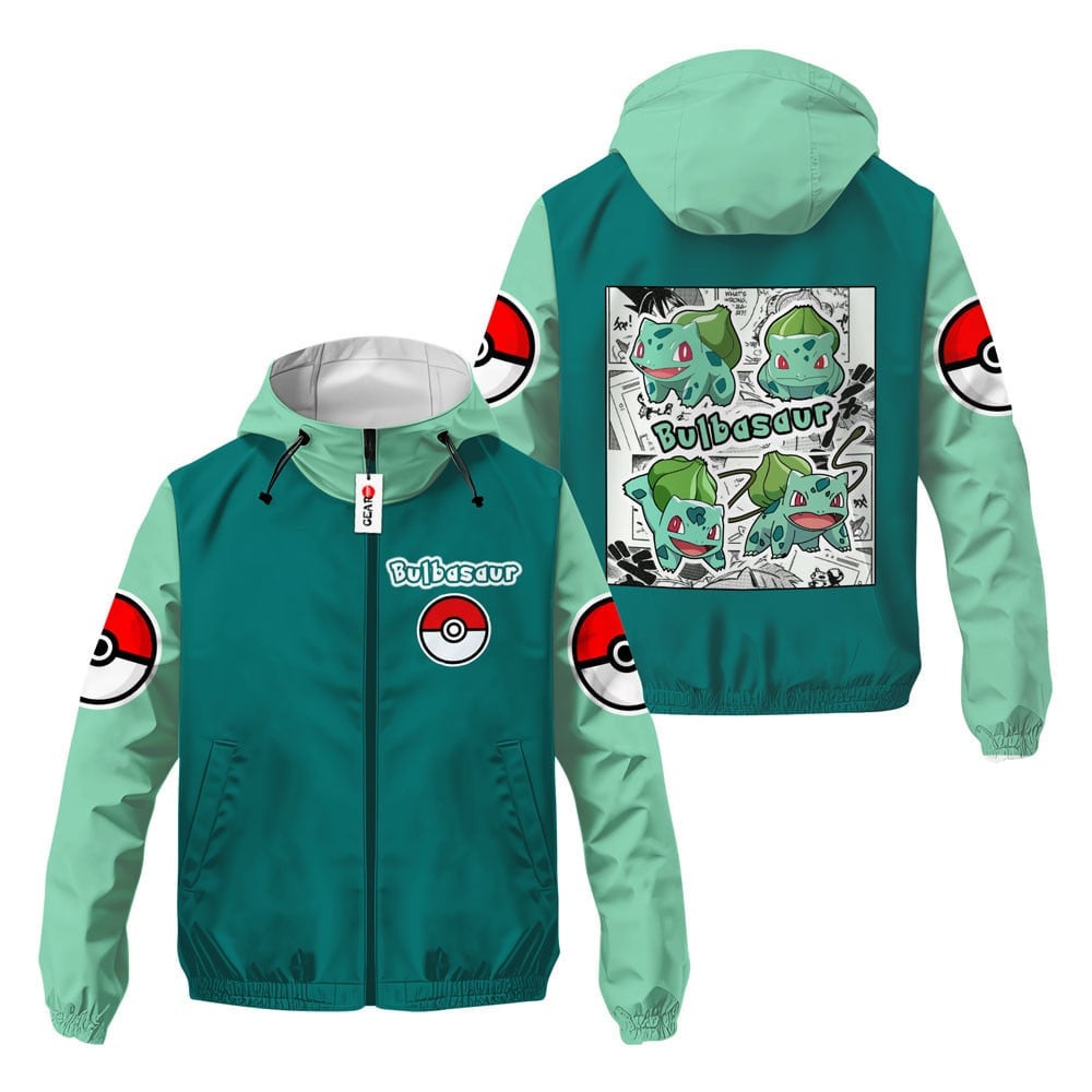 Veste coupe-vent Bulbizarre (Bulbasaur) – Pokémon