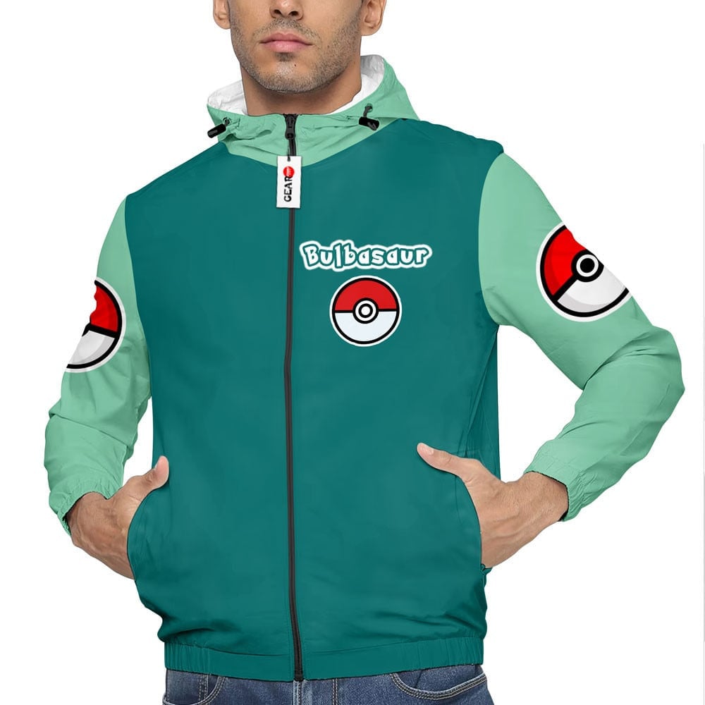 Veste coupe-vent Bulbizarre (Bulbasaur) – Pokémon – Image 4
