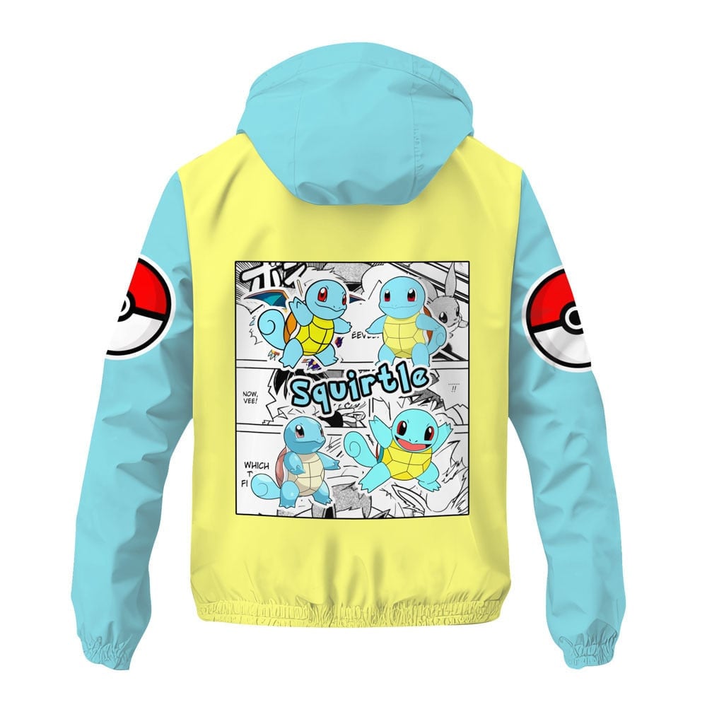 Veste coupe-vent Carapuce (Squirtle) – Pokémon – Image 3
