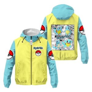 Veste coupe-vent Carapuce (Squirtle) – Pokémon