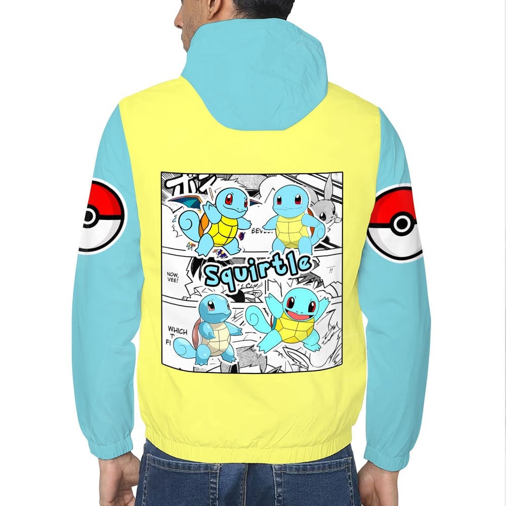 Veste coupe-vent Carapuce (Squirtle) – Pokémon – Image 5