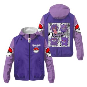 Veste coupe-vent Gengar – Pokémon
