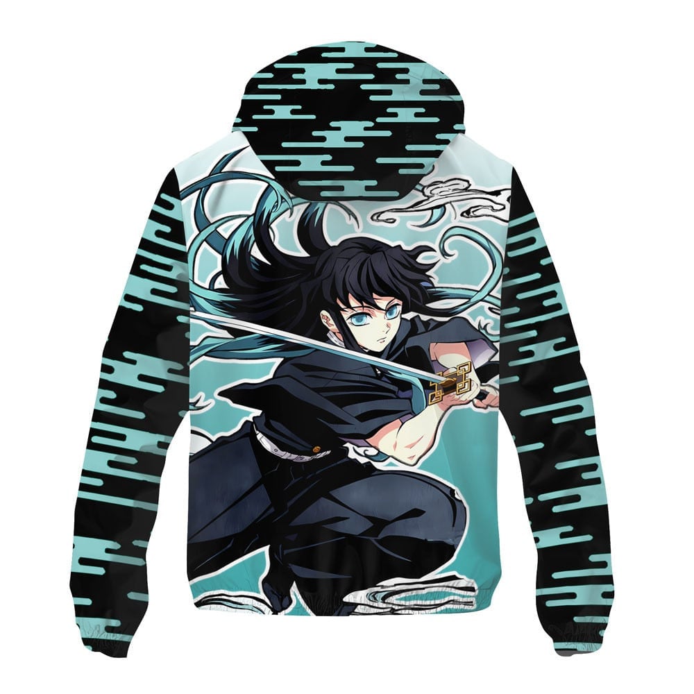 Veste coupe-vent Muichiro Tokito – Demon Slayer – Image 3