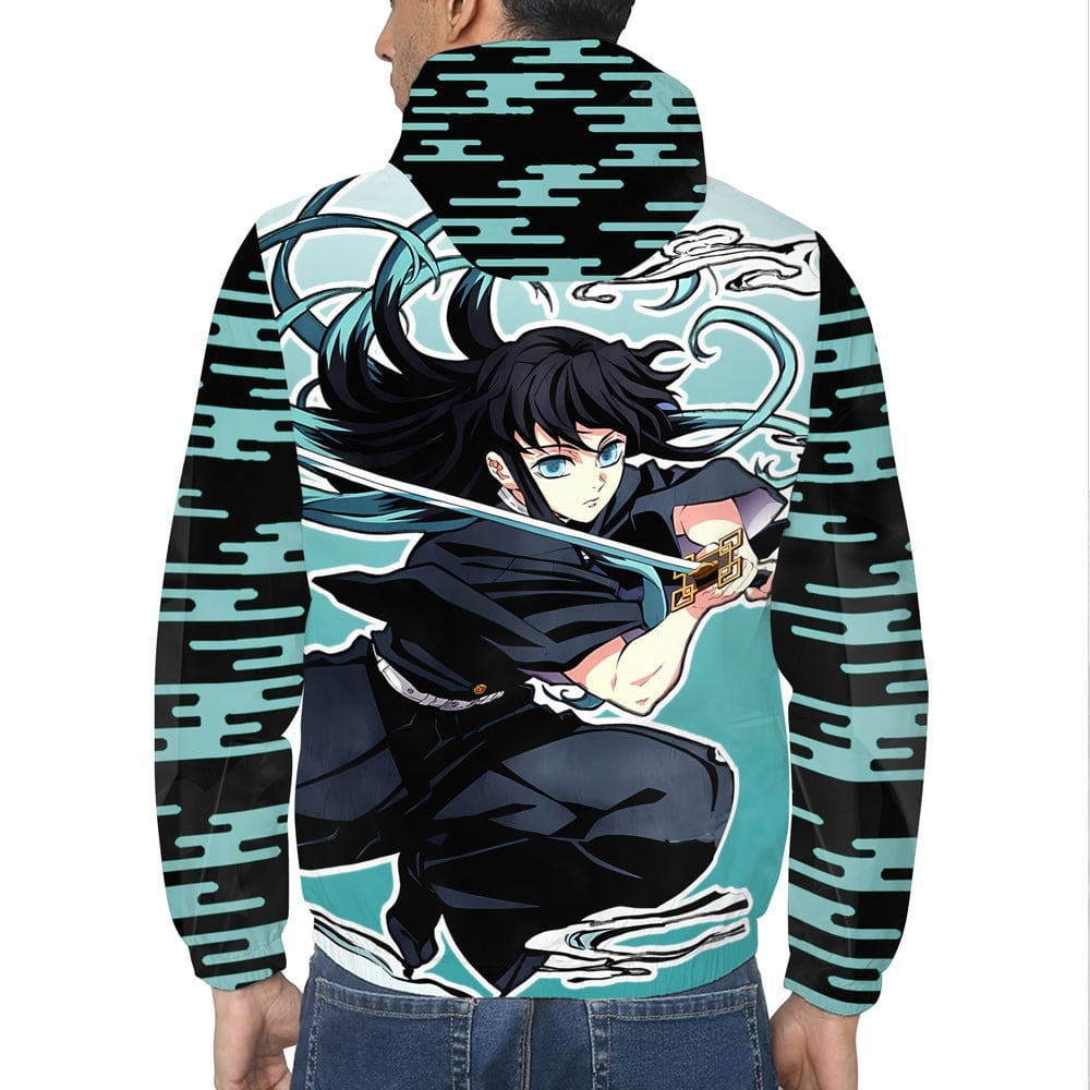 Veste coupe-vent Muichiro Tokito – Demon Slayer – Image 5