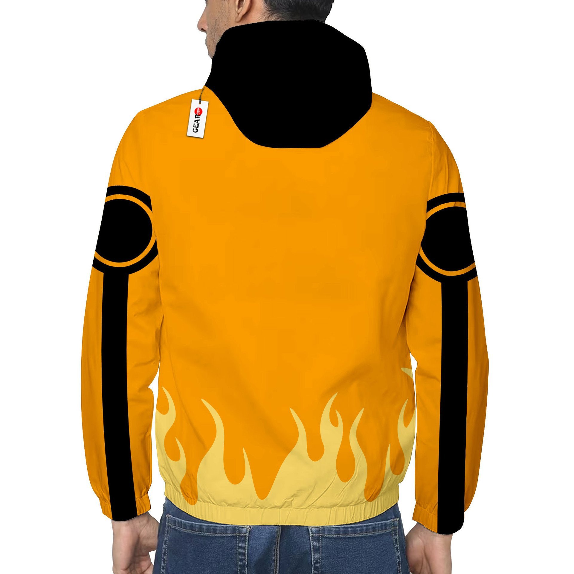 Veste coupe-vent Naruto Uzumaki (Mode Bijû) – Naruto Shippuden – Image 5