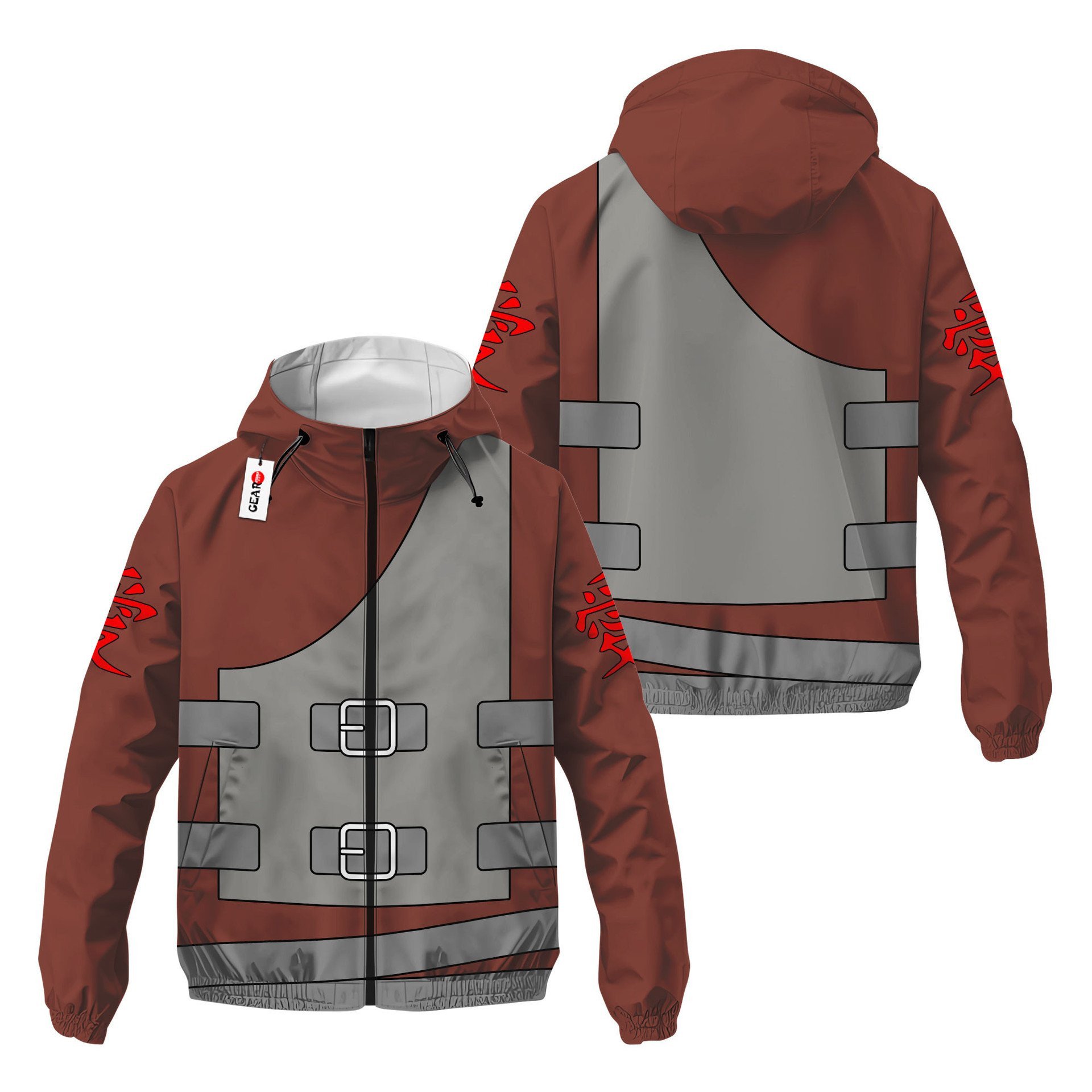 Veste coupe-vent Gaara – Naruto Shippuden