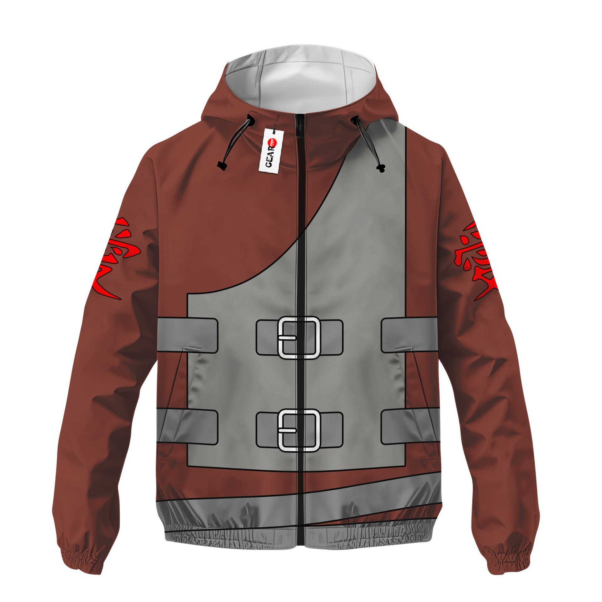 Veste coupe-vent Gaara – Naruto Shippuden – Image 2