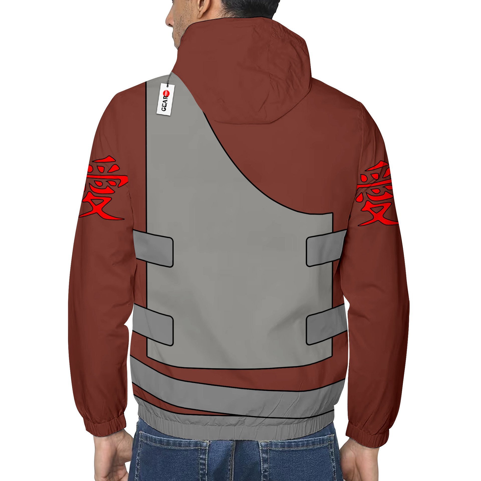 Veste coupe-vent Gaara – Naruto Shippuden – Image 5