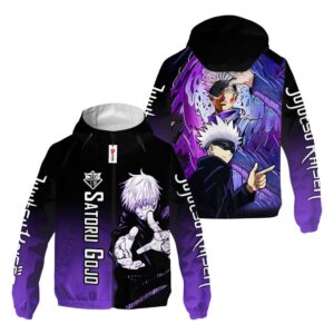 Veste coupe-vent Satoru Gojo – Jujutsu Kaisen