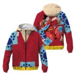 Veste coupe-vent Luffy (Arc Wano) – One Piece