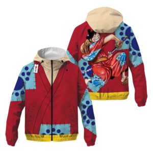 Veste coupe-vent Luffy (Arc Wano) – One Piece
