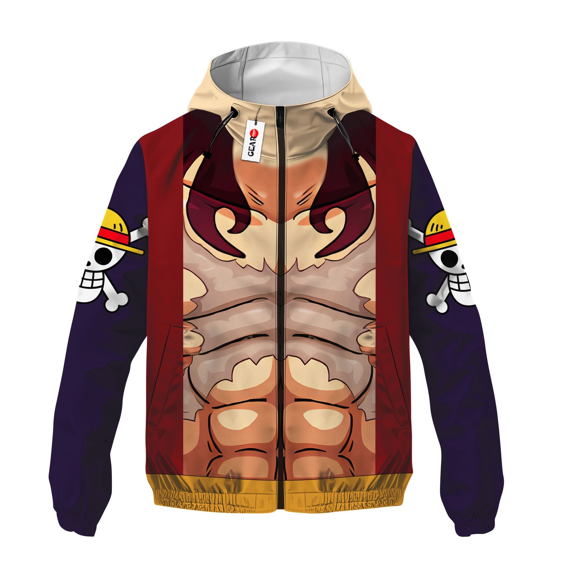 Veste coupe-vent Luffy Gear 4 – One Piece – Image 2