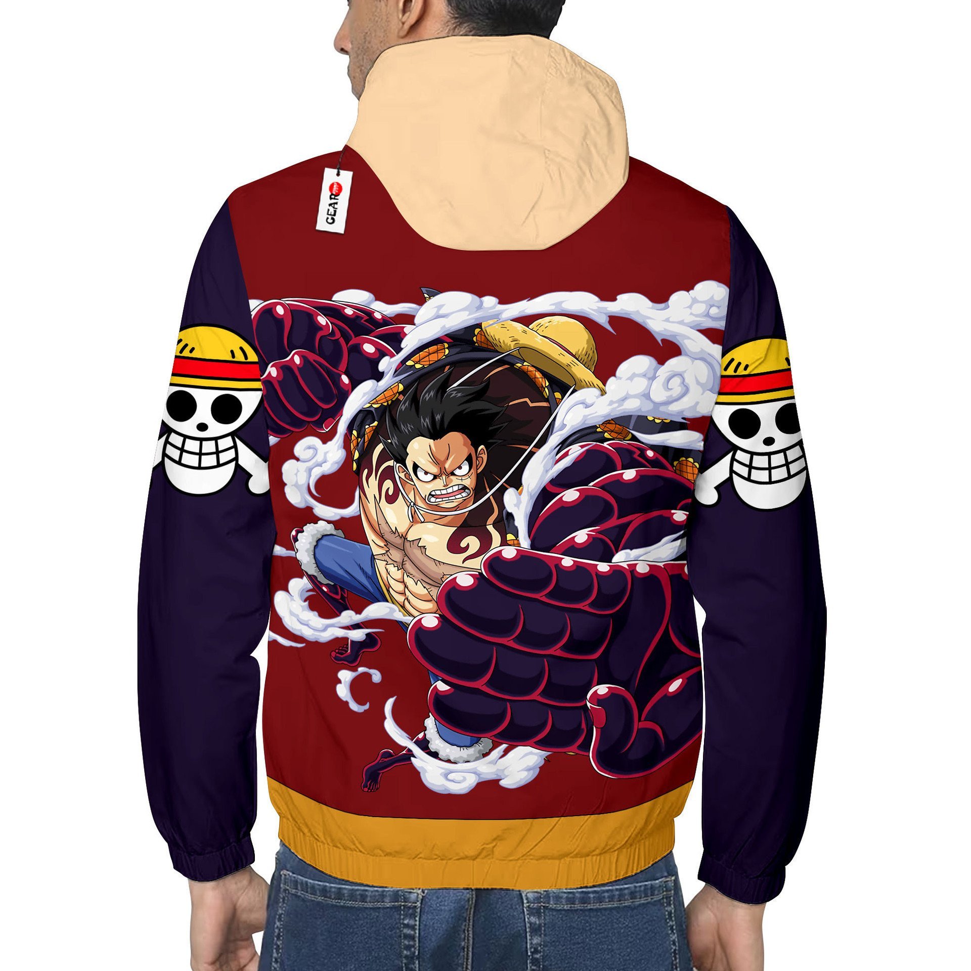 Veste coupe-vent Luffy Gear 4 – One Piece – Image 5