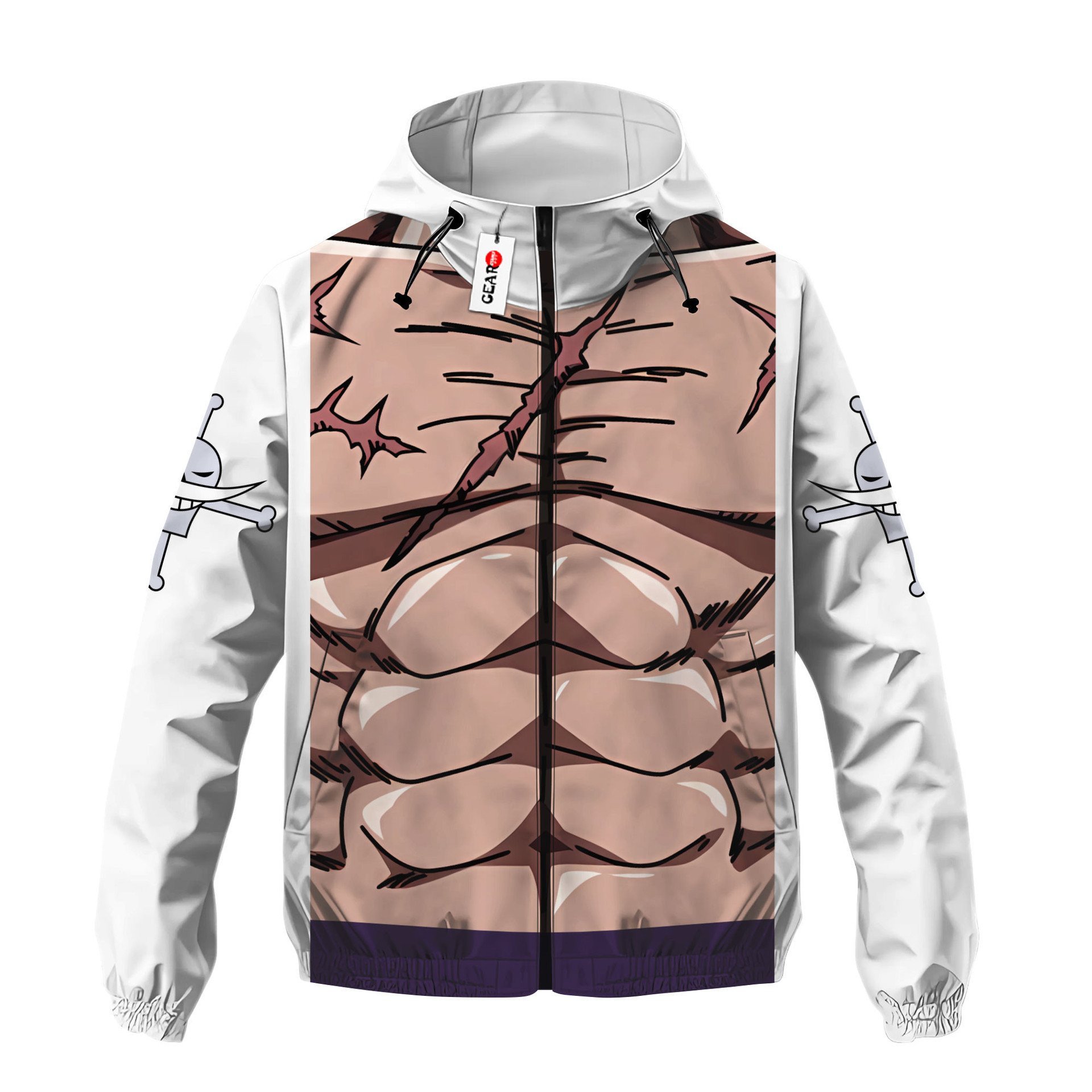 Veste coupe-vent Edward Newgate (Barbe Blanche) – One Piece – Image 2