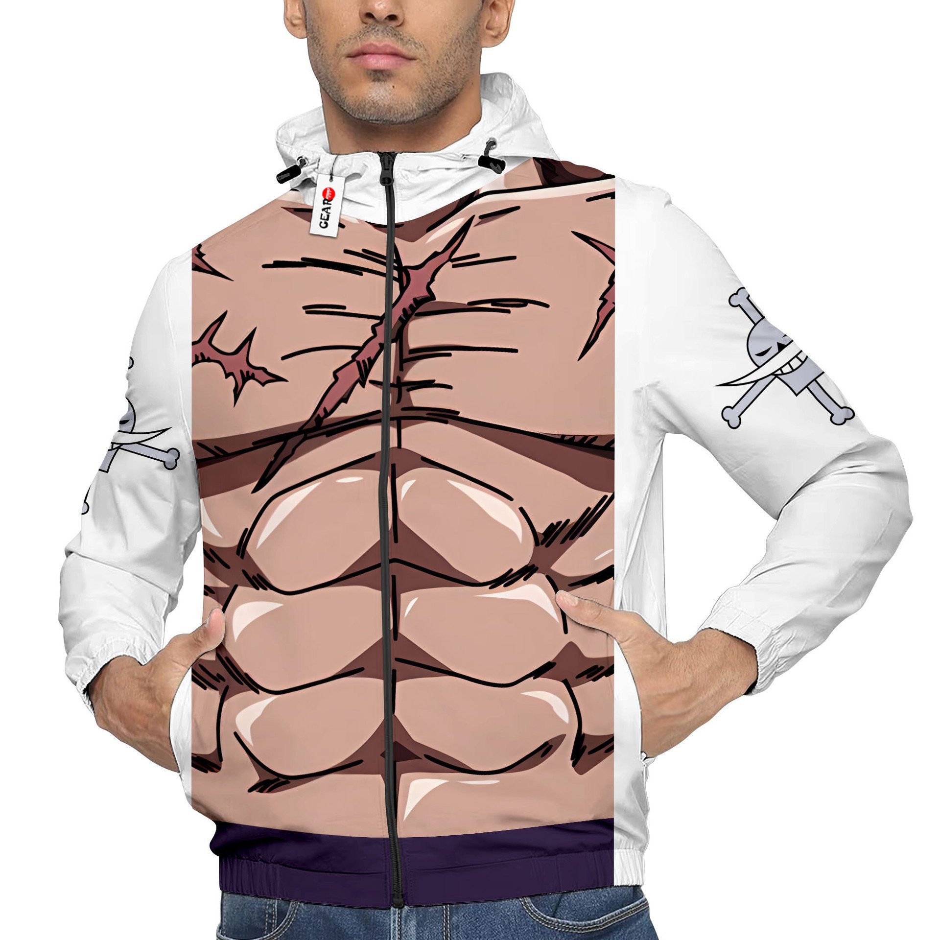 Veste coupe-vent Edward Newgate (Barbe Blanche) – One Piece – Image 4