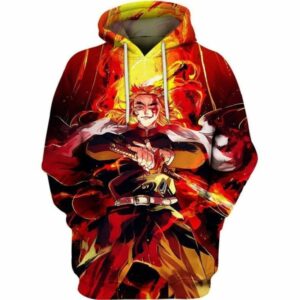 Sweat à capuche Rengoku Kyojuro – Demon Slayer