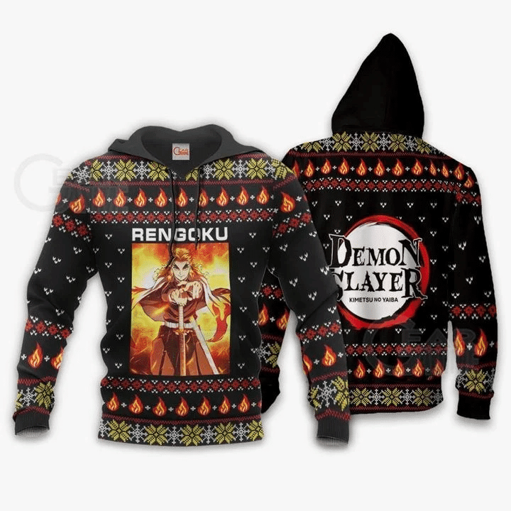 Sweat à capuche Rengoku Kyojuro – Demon Slayer