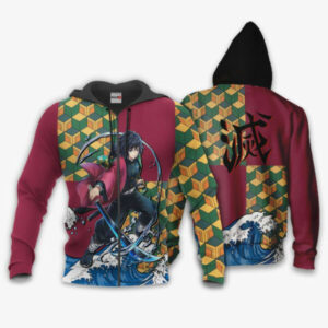 Hoodie zippé Giyu Tomioka – Demon Slayer