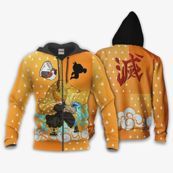 Hoodie zippé Zenitsu Agatsuma – Demon Slayer