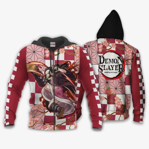 Hoodie zippé Nezuko Kamado – Demon Slayer